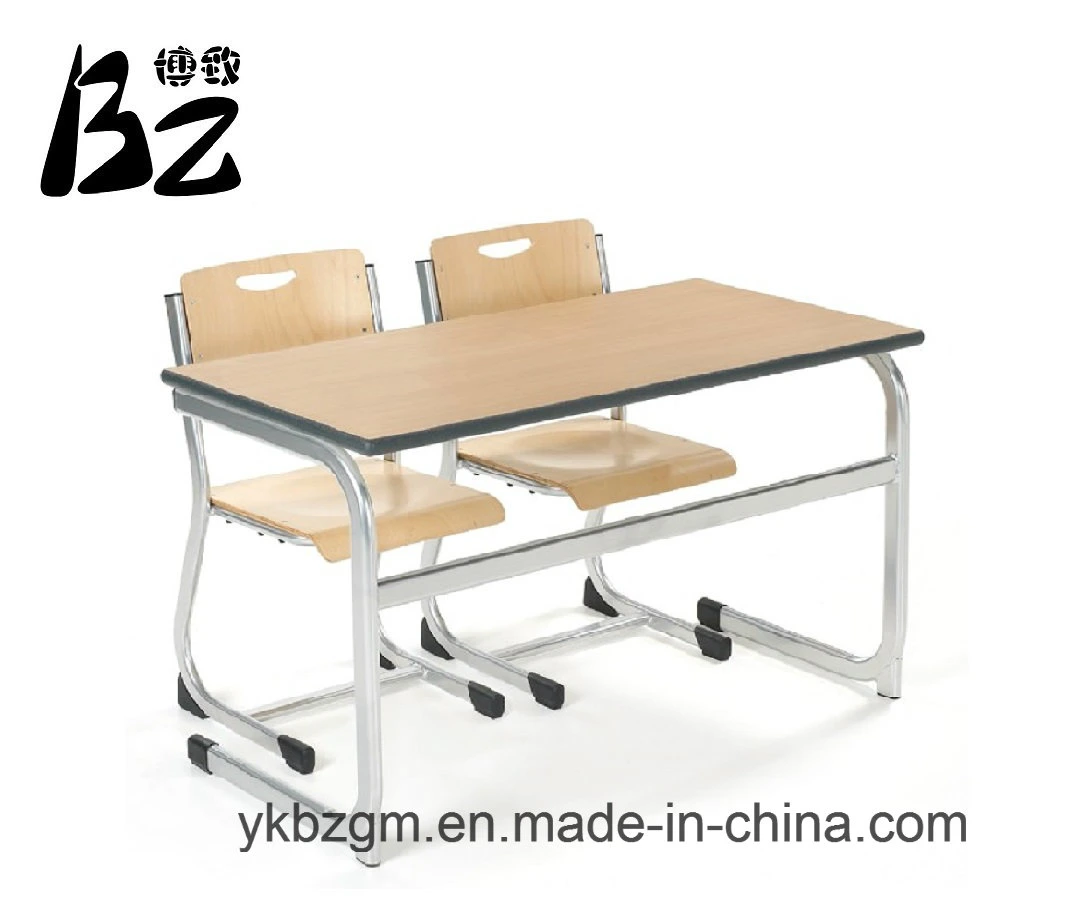 Double Table d'Étudiant et Chaise (BZ-0001)