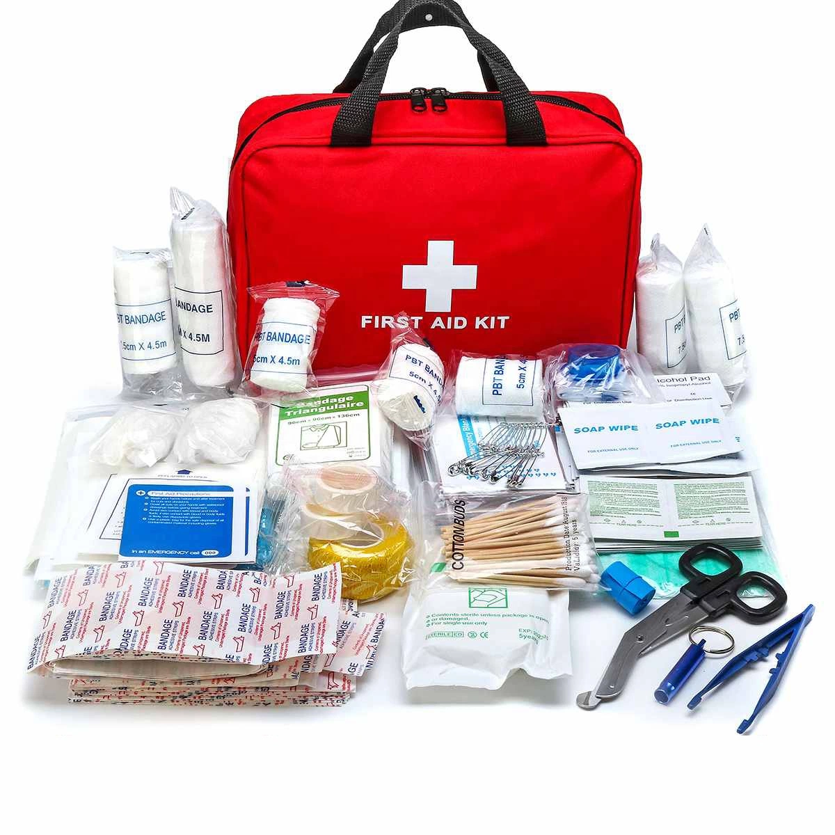 Mini Waterproof First Aid Box Kit for Camping Survival Vehicle