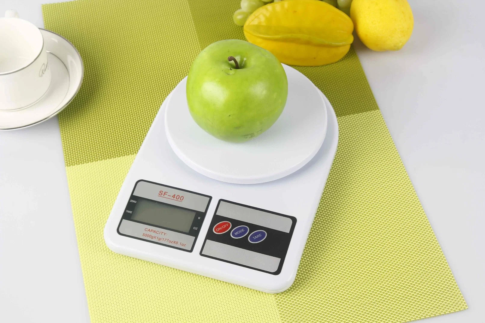 ABS Plastic Material 10 Kg 0.1 G Digital Weighing Electronic Kitchen Scale