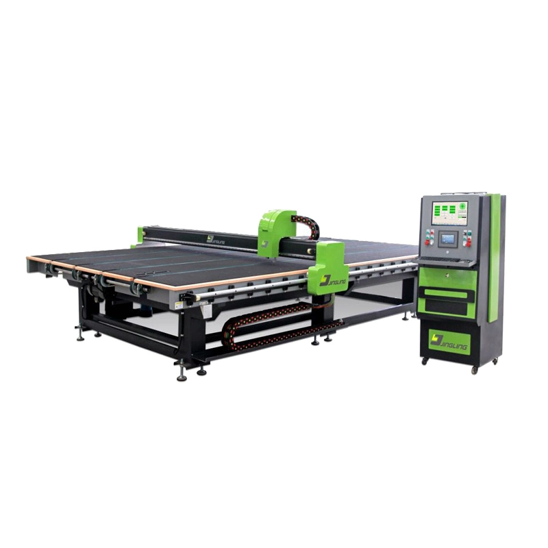 Glasino Procesamiento de Vidrio Máquina 4.2*2,8 m CNC línea de maquinaria automática de corte de vidrio cristal Cutter