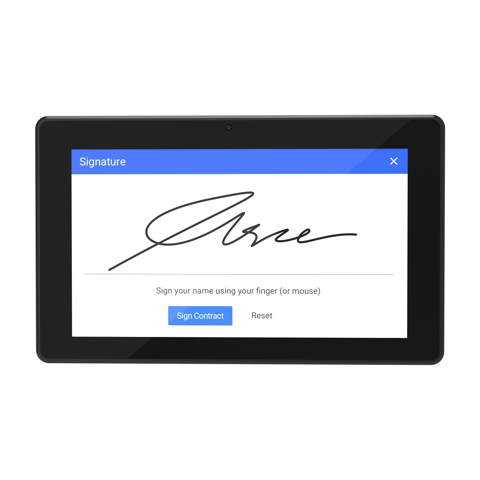 High Security Encryption Digital Signature Pad Tablet PC with Pen for Signing Document Shopping Payment Sdk Available