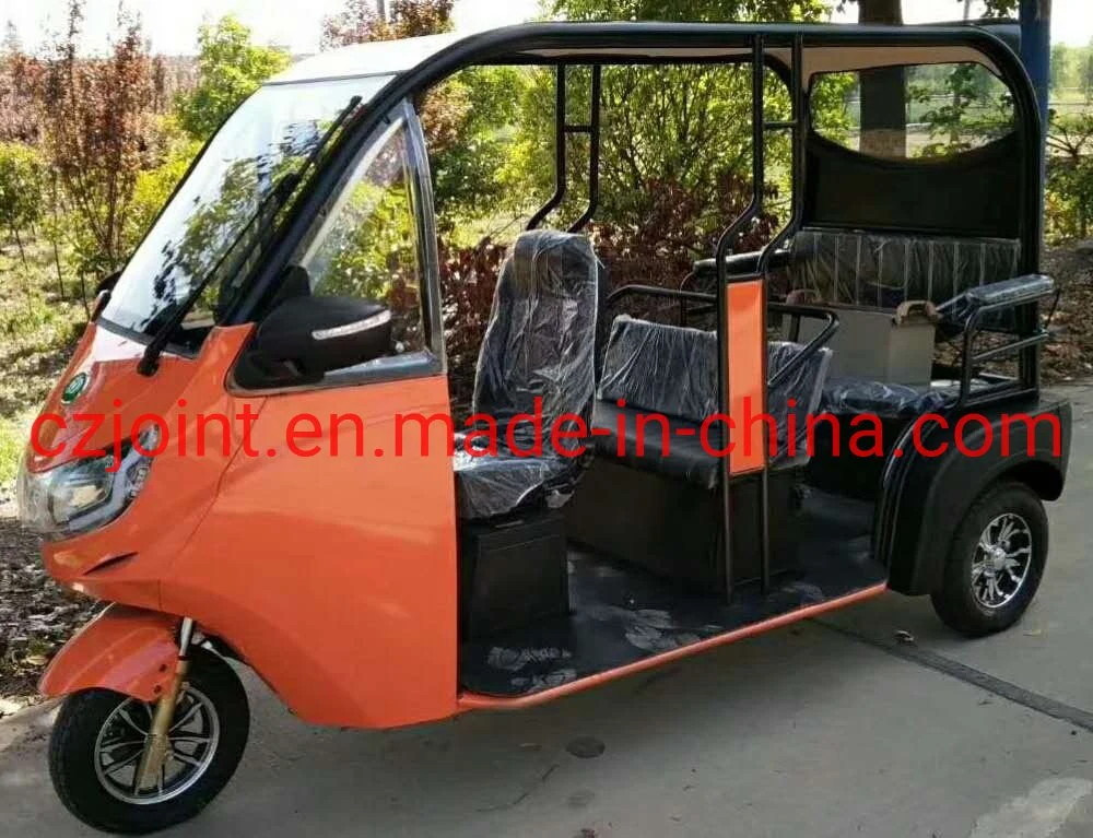 Triciclo eléctrico de pasajeros de tres ruedas Marca OEM de rickshaw eléctrico