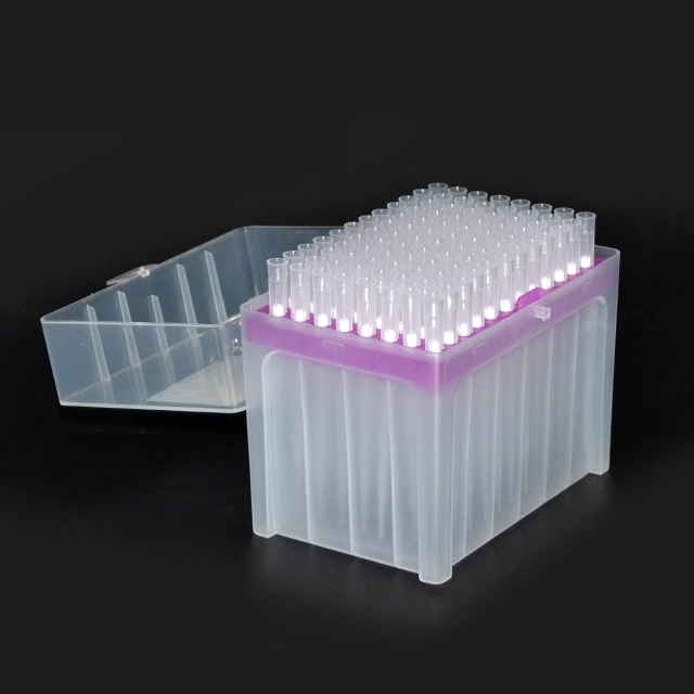 Disposable Laboratory Plastic Rnase Dnase 10UL 100UL 200UL 300UL 500UL 1000UL Low Retention Filter Pipette Tips with Graduation Marks