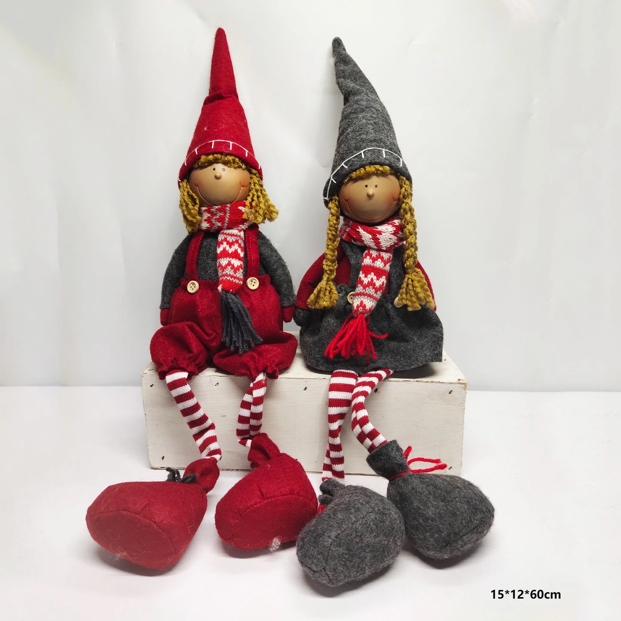 Halloween Holiday Decoration Kids Birthday Present Handmade Plush Doll Textile Soft Gnome Plush Toy