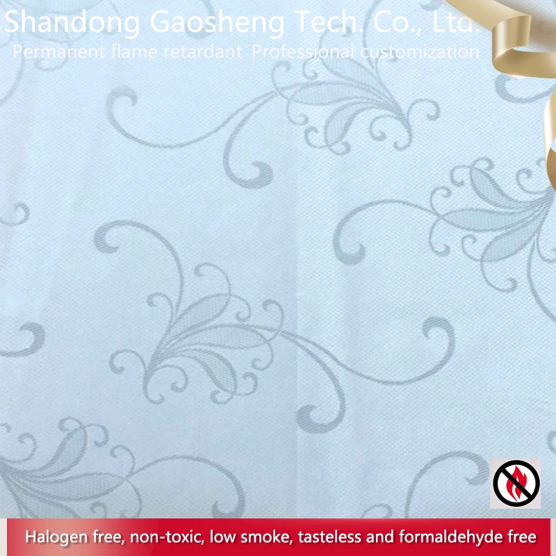 Flame Retardant Polyester Jacquard Woven Fabric Dyed Soft for Bedding