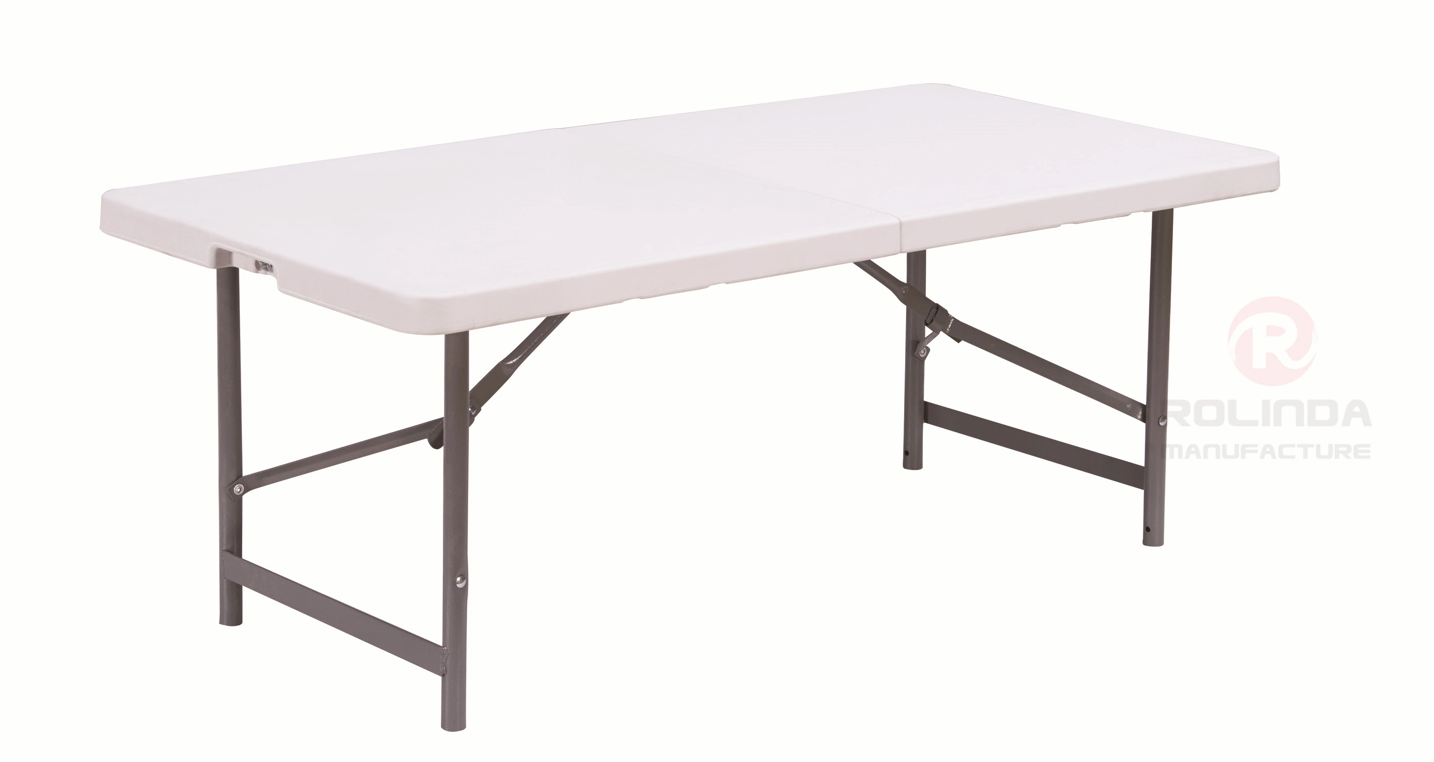 طاولة خلفية معدنية قابلة للطي مستطيلة الشكل