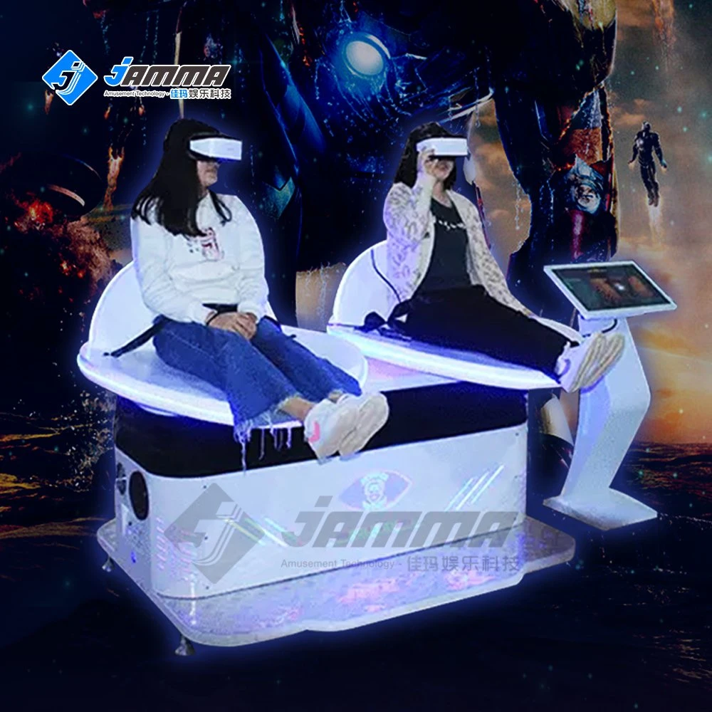 2023 9d Virtual Reality Moving Platform 2 Player Slide Simulator