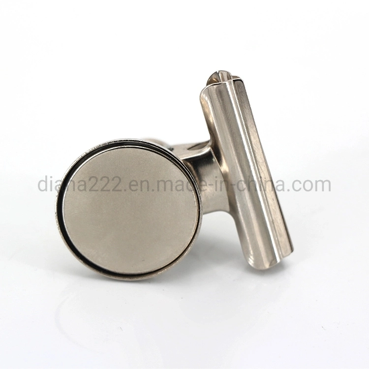 High quality/High cost performance Hot Selling Silver Metal Paper Magnet Clip Magnetic Clip for Office