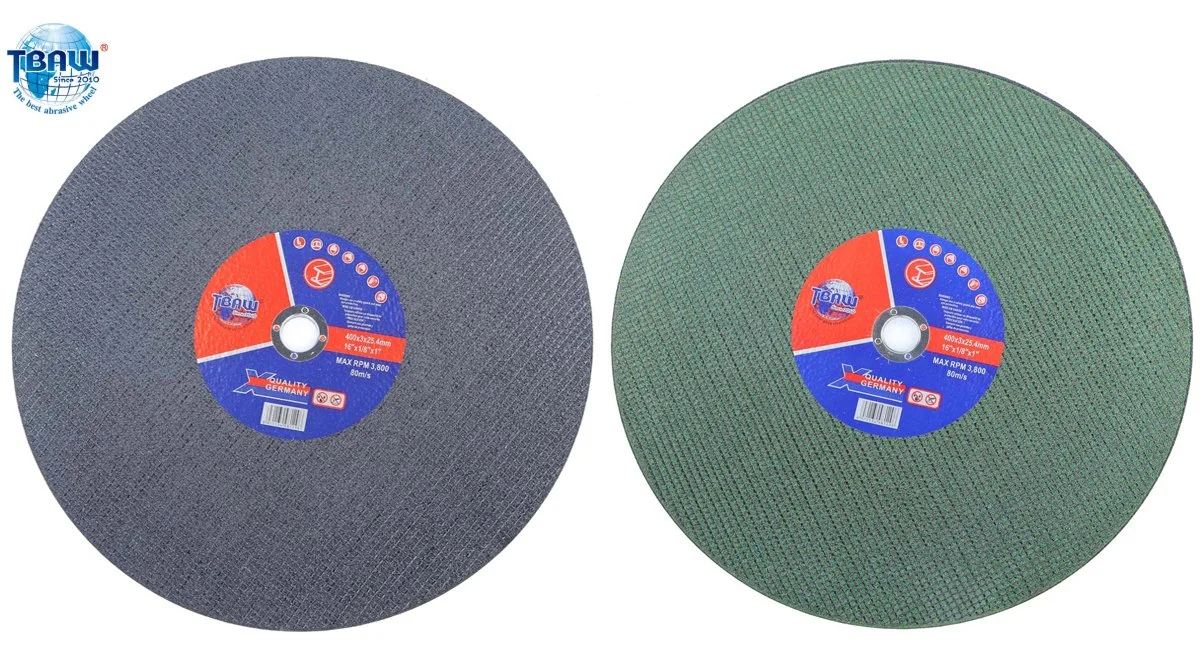 14pouces 350mm Coupe abrasive Grindding roue de roue double papier Double Net 350*3,0*25mm