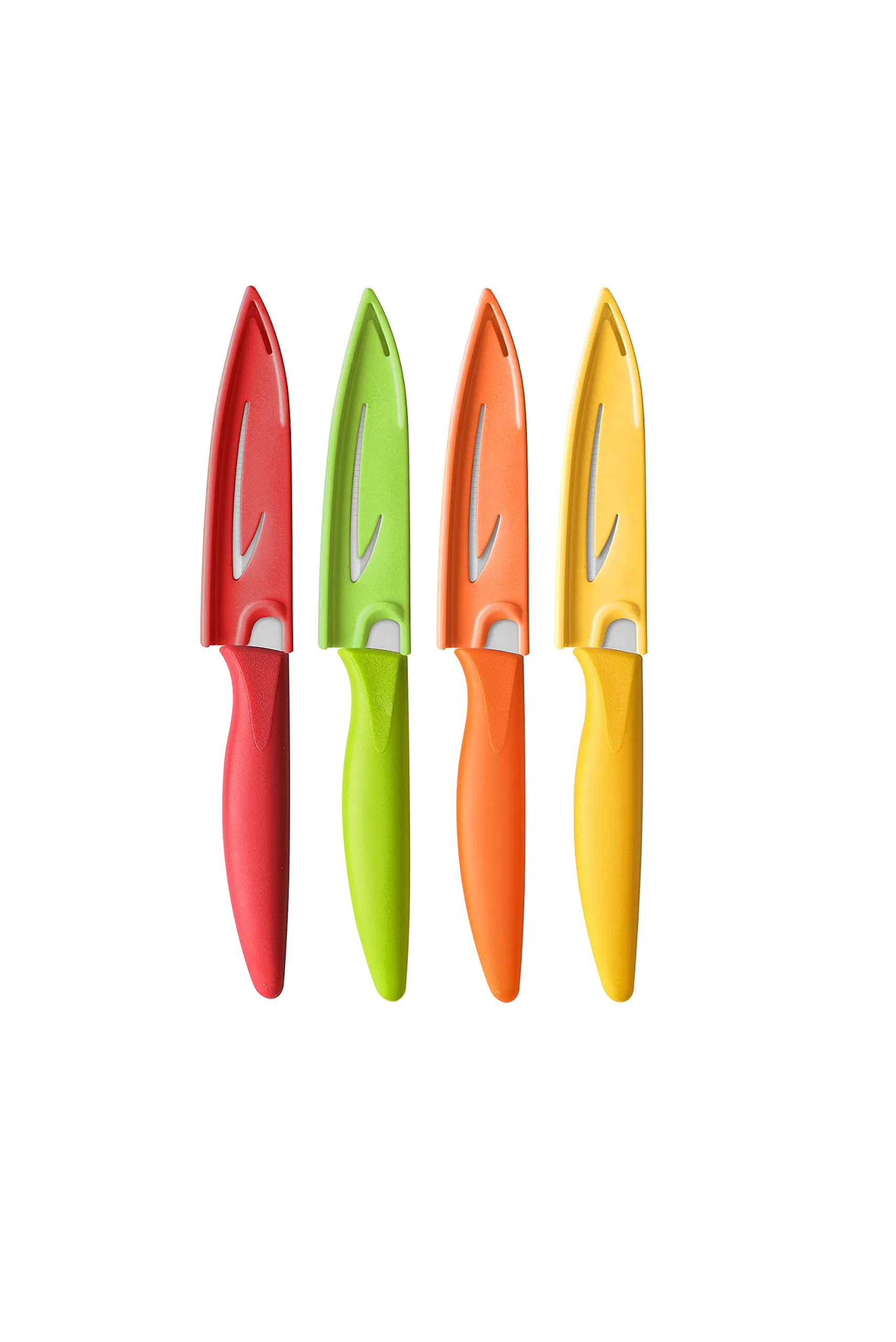 Ultra-Sharp Paring Knife 4 Inch Peeling Fruit and Vegetable-Knives German-Steel PP Plastic