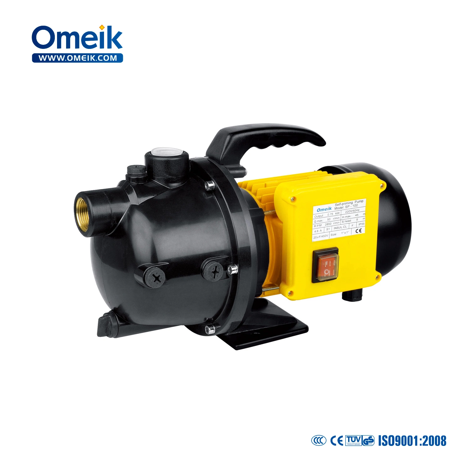 PP Plastic Pump Body Self-Priming Water Pump