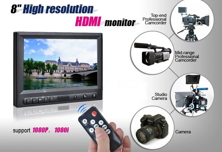 Mini 16: 9 8 Inch Touchscreen HDMI Monitor