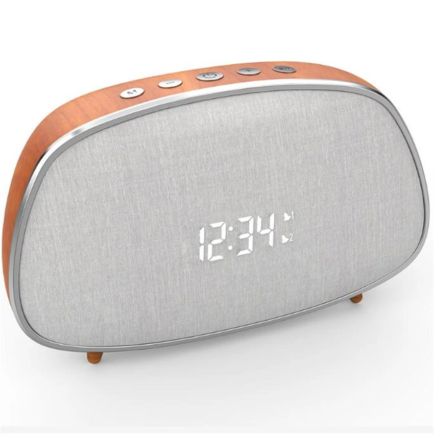 LED Digital Alarm Clock FM Radio with Wireless Bluetooth Speaker