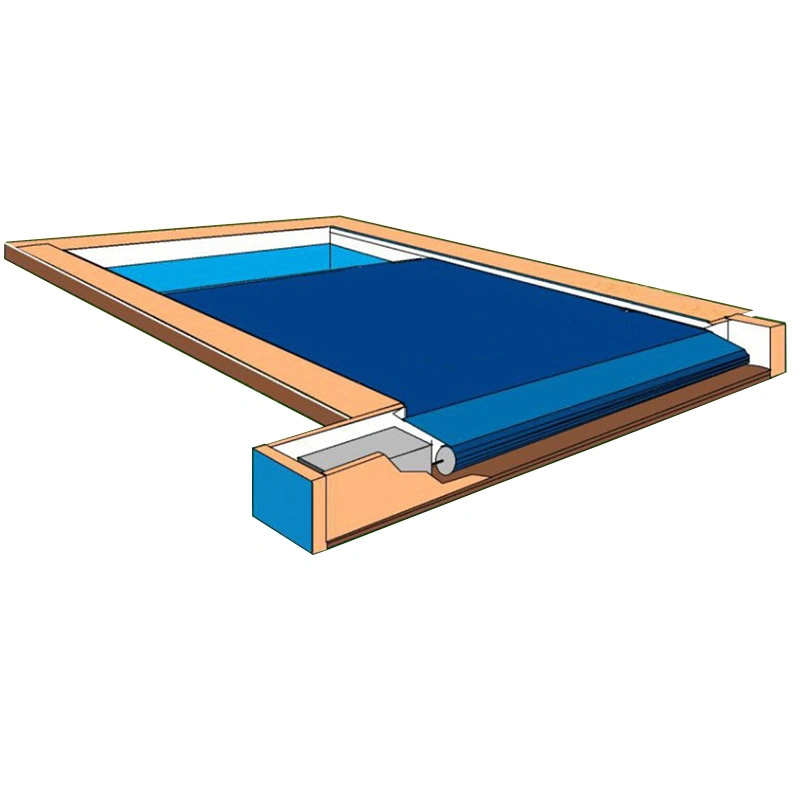 Swimming Pool Tarpaulin Plastic Cover Loading PVC Hydraulic Automatic Pool Cover