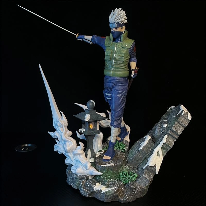 Alimentação de fábrica Hatake Kakashi Naruto anime japonês figura por grosso de brinquedos do modelo