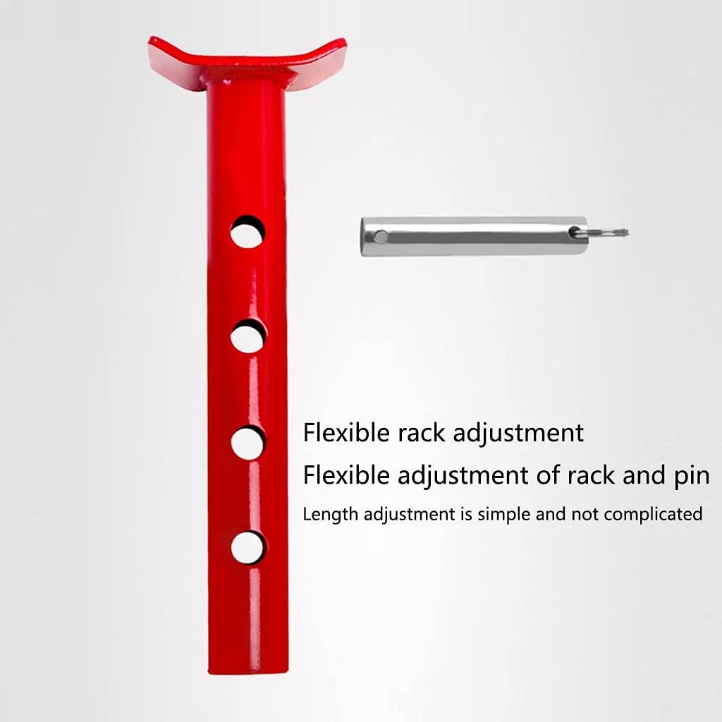 2tonne Capacity Pair of Foldable Axle Jack Stand in Red Auto Repair Tools (38120202)