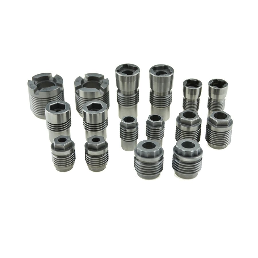 Customized Precision Machining Thread Tungsten Carbide Nozzle for Oil Service Industry