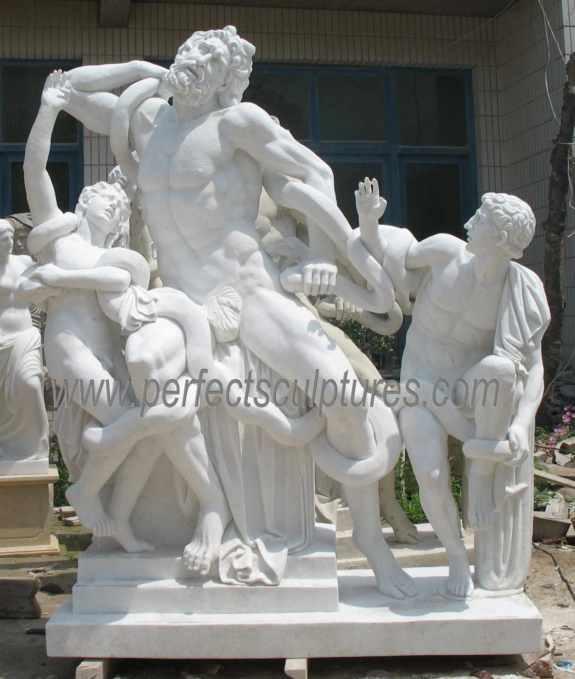 Life Size White Marble Statue Gaius Julius Caesar Sculpture for Garden Indoor Outdoor (SY-X1421)