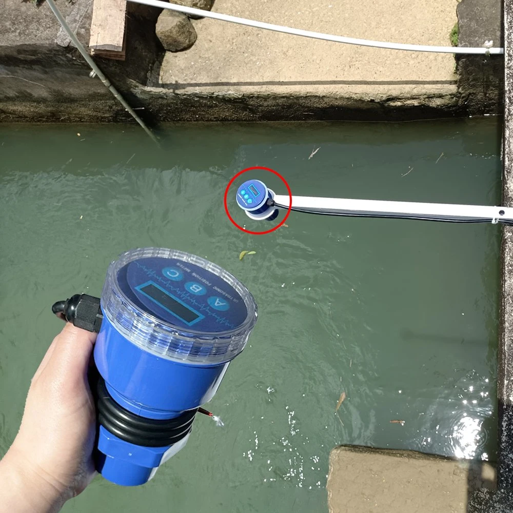 Aice tecnología ultrasónica el depósito de agua de 4-20 ma Sensor de nivel de RS485.