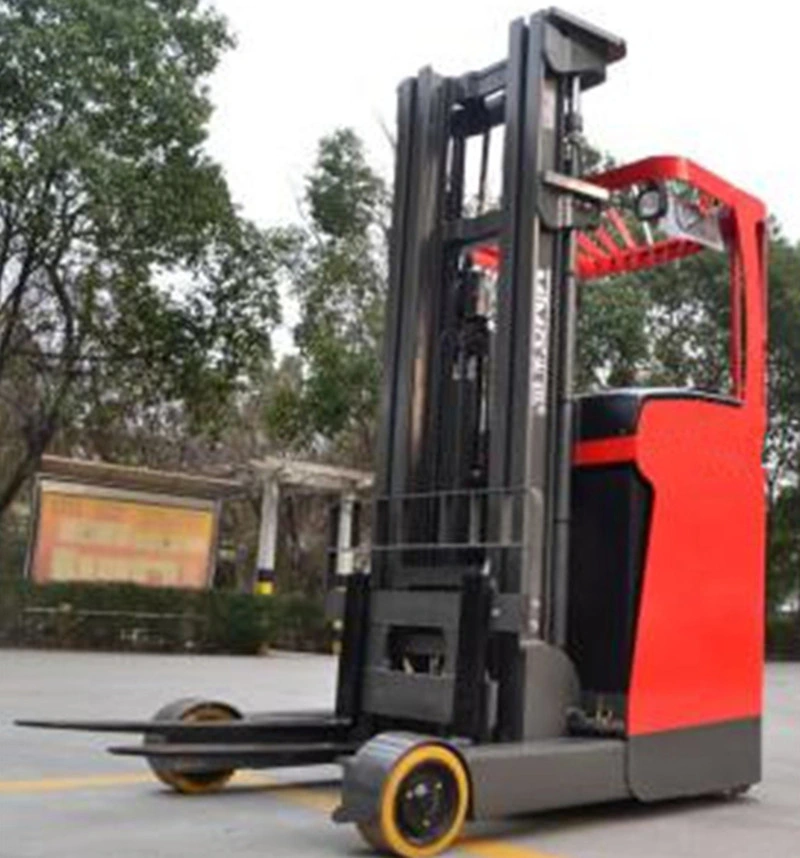 Lifting Equipment Sit on Electric Reach Truck Forklift Price