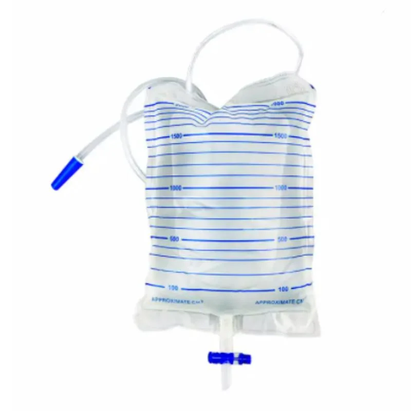 Disposable Collection Urinary Medical Plastic Peritoneal Dialysis Drainage Bags with Screw Valve