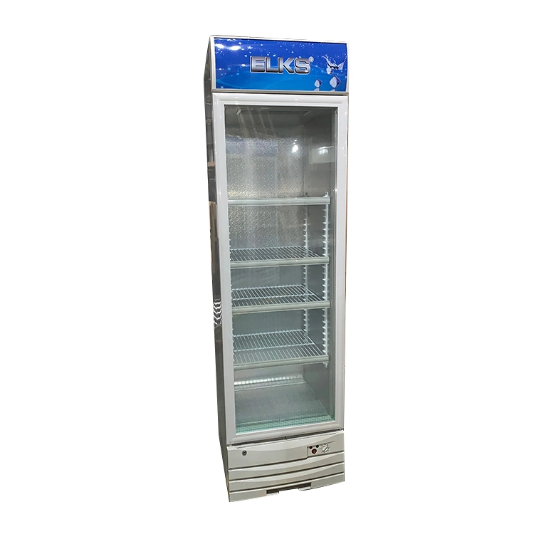 368L Mostrar en posición vertical refrigerador vitrina bebidas refrigeradas Lsc-368