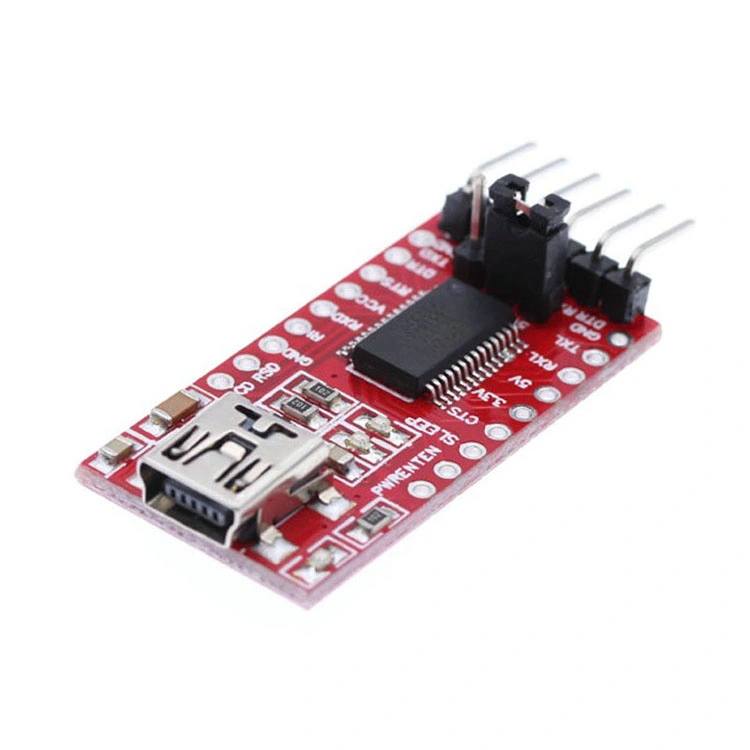 FT232RL módulo adaptador serie FTDI USB 3,3V 5,5V a TTL Para Arduino FT232 PRO Mini USB a TTL 232