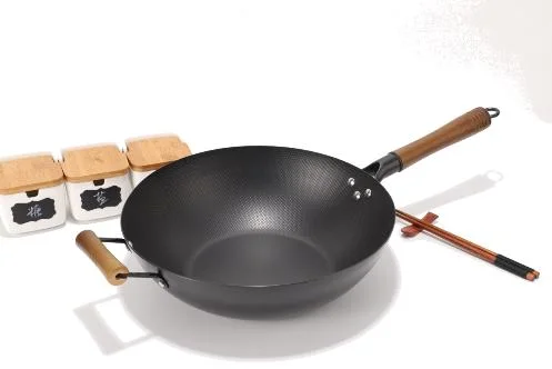 Hotel Kitchen Cooking Anti-Rust Light Cast Iron Stir Frying Wok