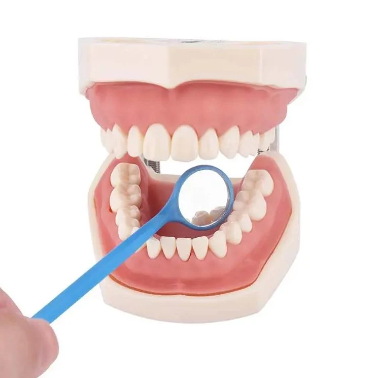 SJ anti niebla Dental de plástico de colores espejo de la boca de inspección