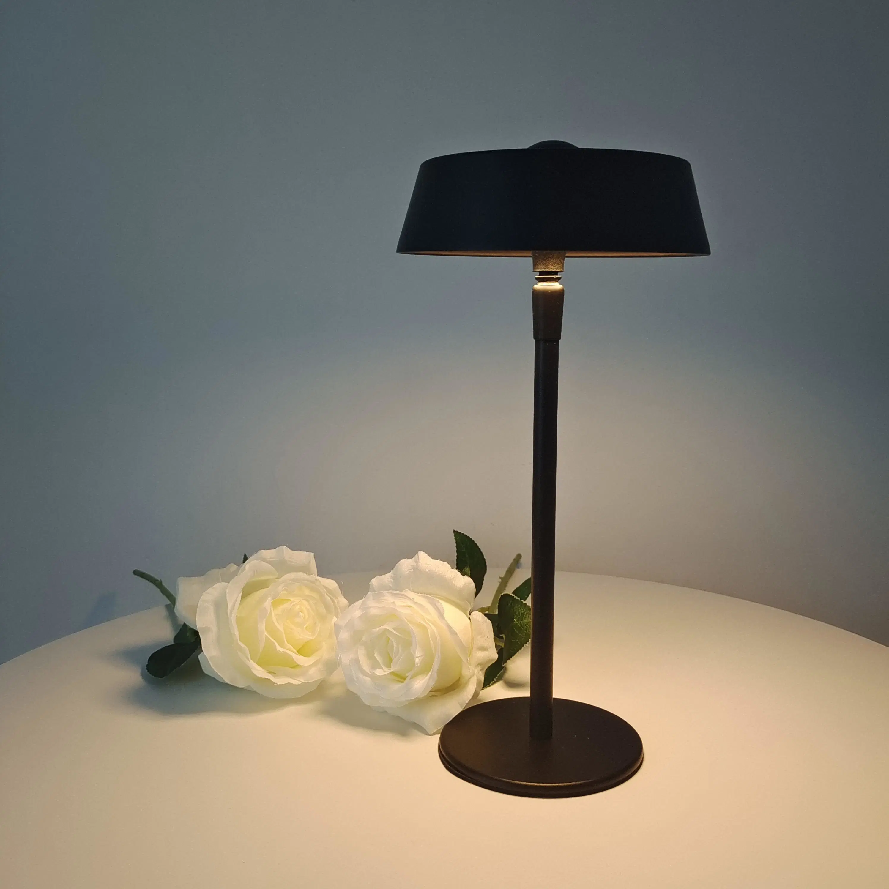 Drop Shipping Dimmable Restaurant Table Light Bedside Desk Lamp with Recharge Battery