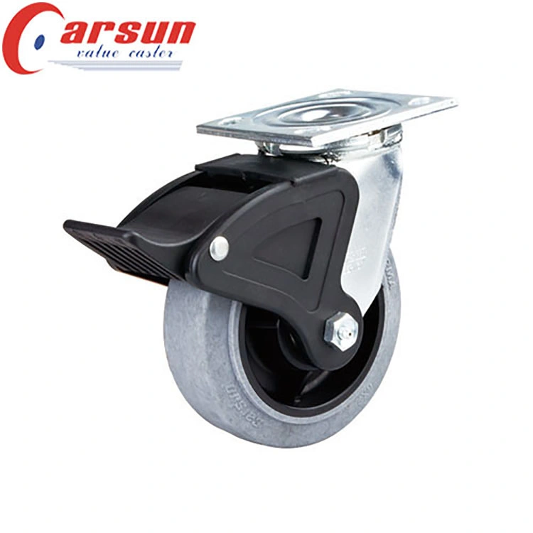 125mm Heavy Duty Rotating Conductive Wheel Caster (with metal total lock)