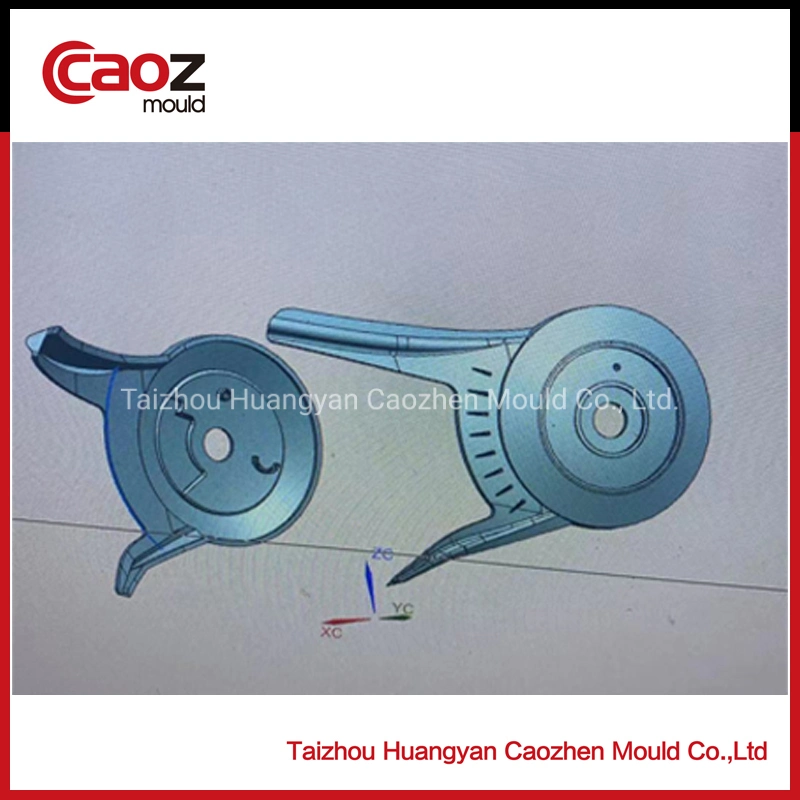 Plastic Helmet Injection Molding with Visor Side Clamp (CZ-1487)