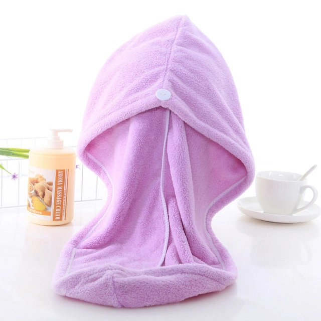 Water Absorbent Magic Dry Hair Cap Miniso Style for Salon Towels