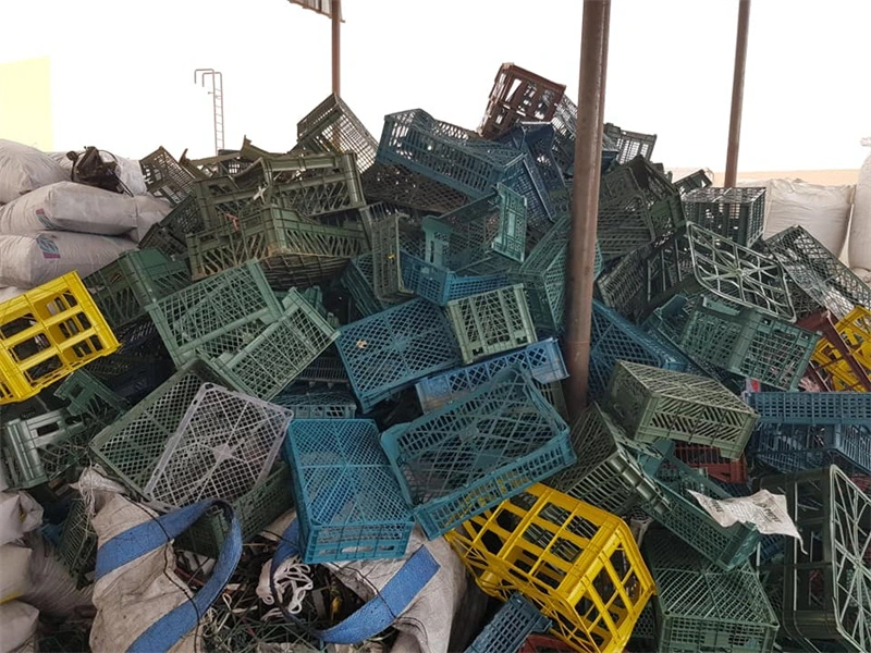 Shred Crush Fruit Baskets Crusher Shredding PP, Plastics Pallets