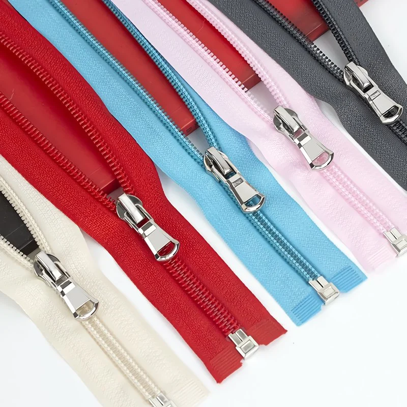 Hot Sale Wholesale/Supplier Open-End Colorful Tape Metal Zippers Customizable Zipper