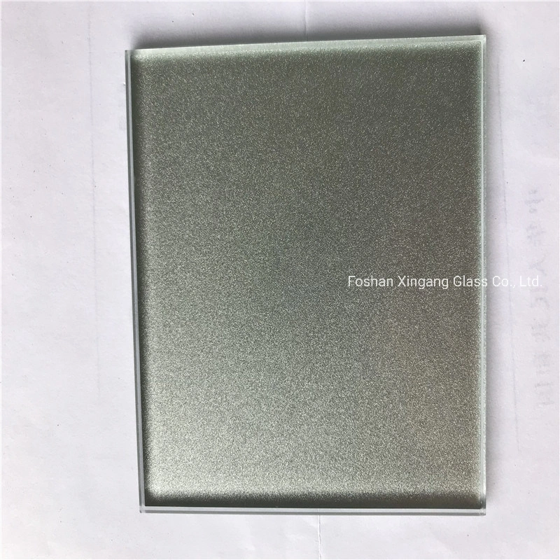 Bright Silver Metallic Painted Glass Lacobel Glass