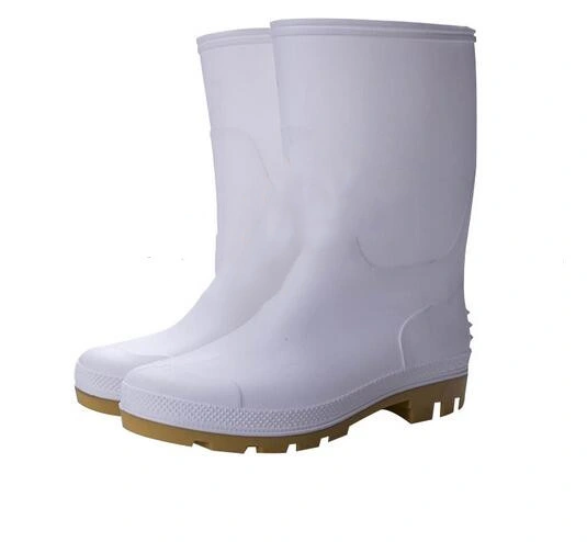 Safety Rain Boots White Gumboot Rubber Boots Safety Toe