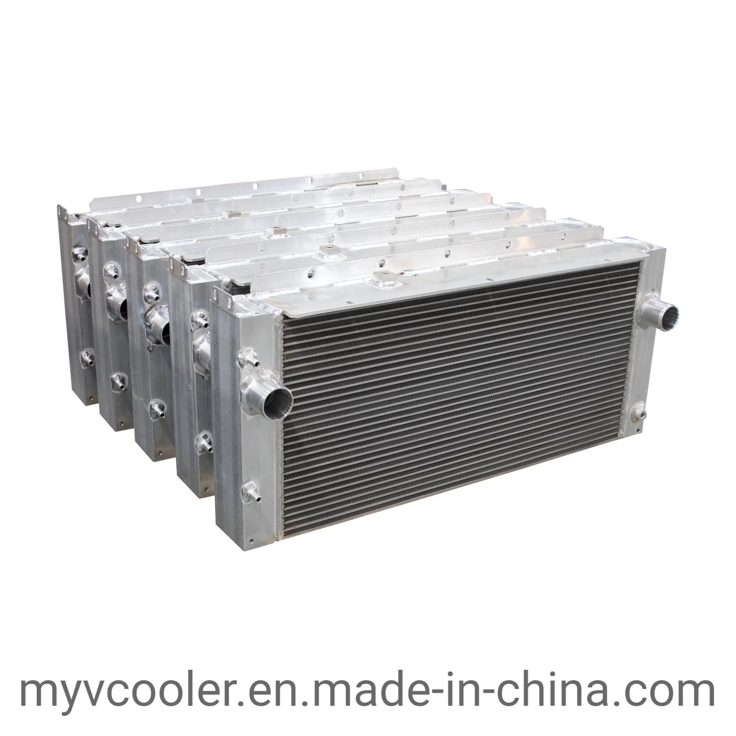 Aluminum Bar and Plate Water Cooler Industrial Radiator for Excavator