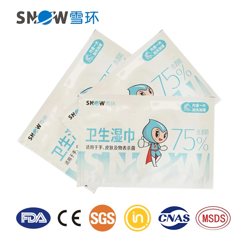 Made in China 75% Alcohol Wipes Safe for Computer/Phone Screen
