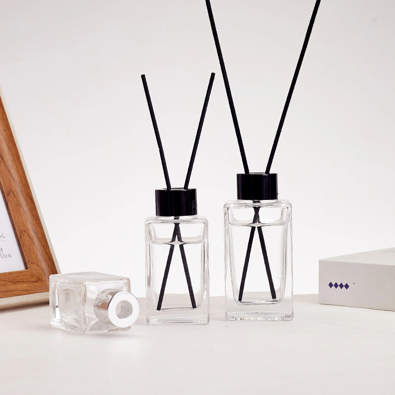 Wholesale/Supplier 120ml 300ml Home Dacoration Square Empty Glass Reed Diffuser Bottle