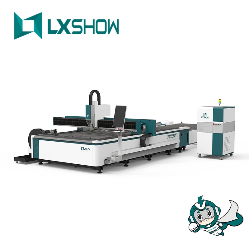 Raycus CNC Fiber Laser Tube and Plate Metal Cutting Machine for Sale