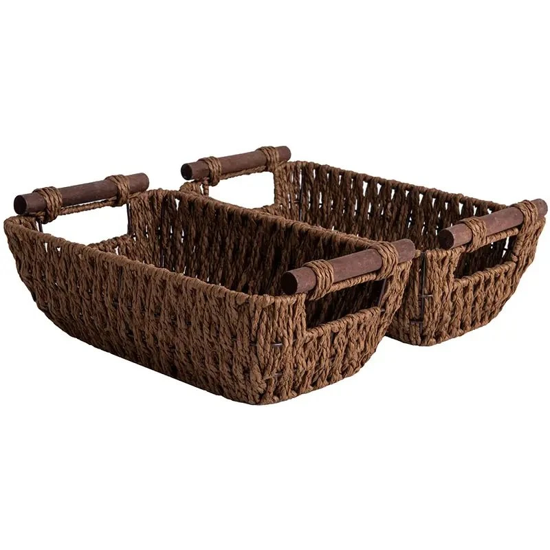 Storage Use Seagrass Water Hyacinth Wicker Handmade Traditional Storage Basket