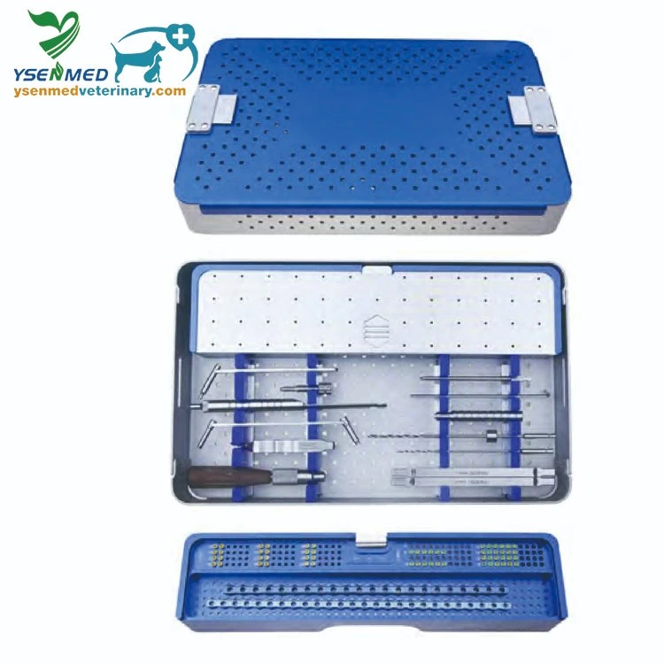 Animal Hospital Medical Equipment Ysvet-Alp8 Titanium Bone Plate Locking System Orthopedic Instruments