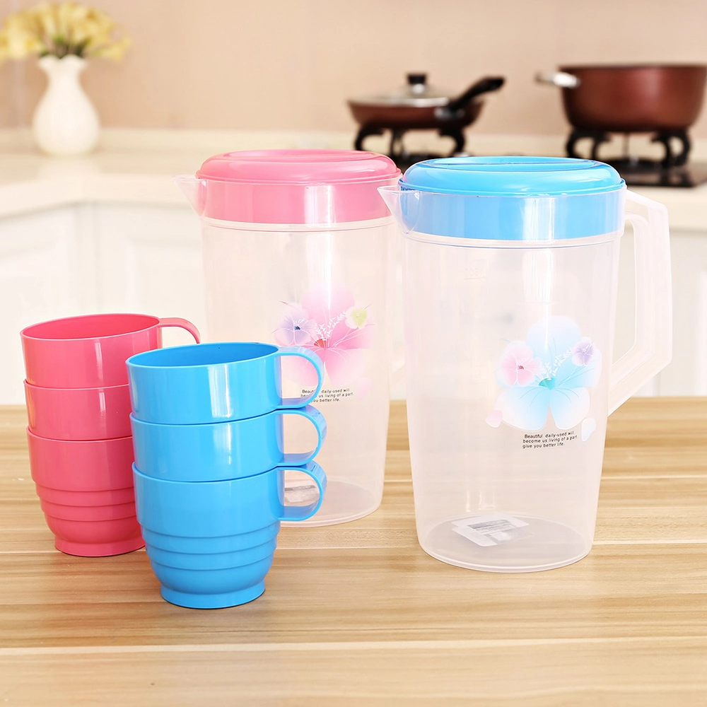 1 Jug 4 Cup Durable Good Qunlity Plastic Water Jug with Cover