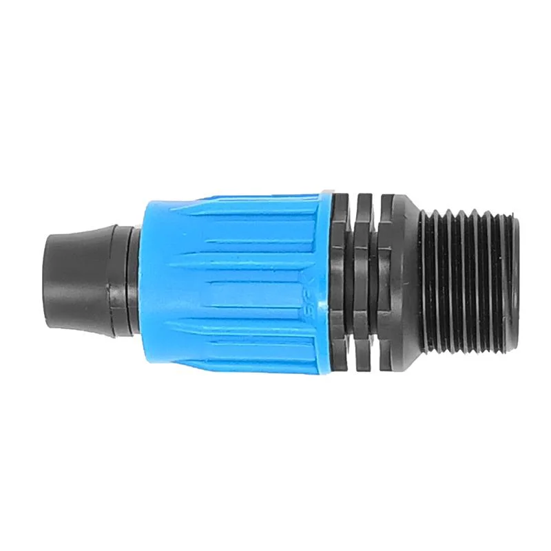 Irrigation Plastic Garden Hose Fittings with LDPE Pipe Coupling with Lock