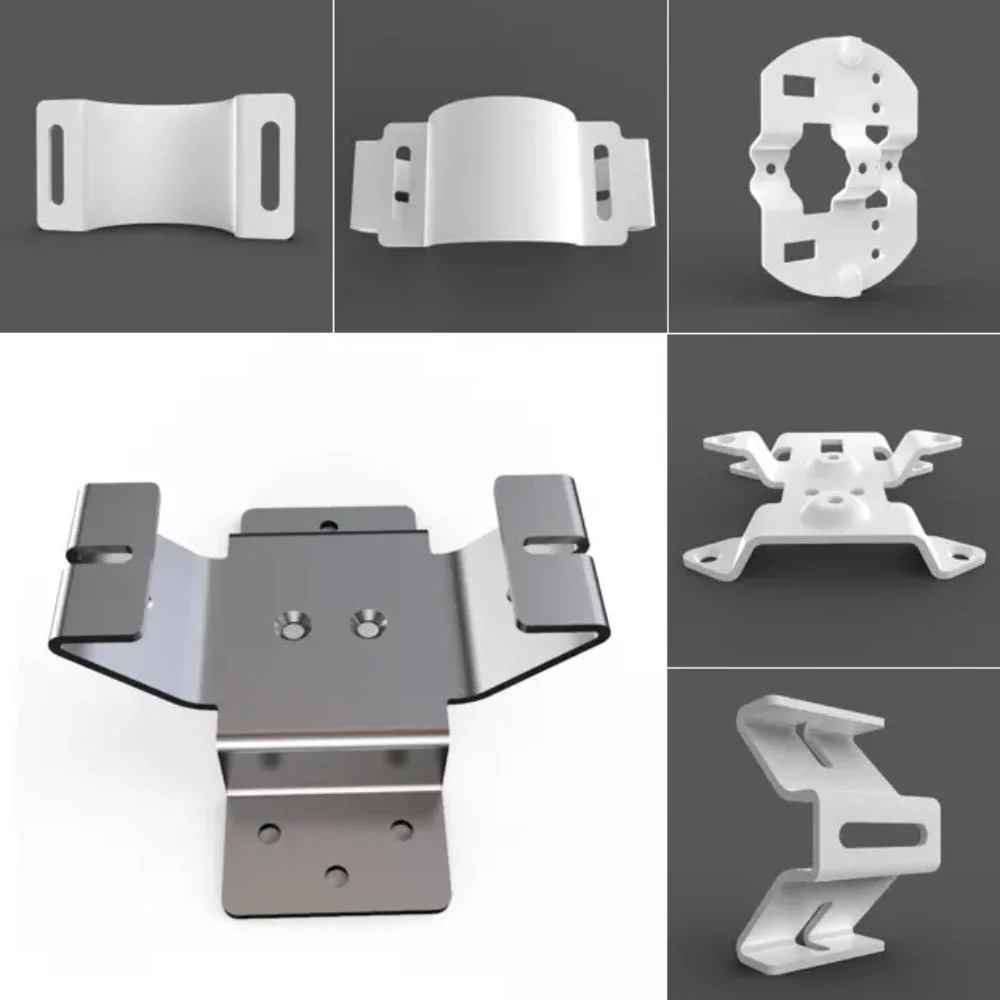 Sheet Metal Fabrication Custom Made Bracket Other Fasteners for Outdoor Camera Installation Cold Rolled Steel Power Coating