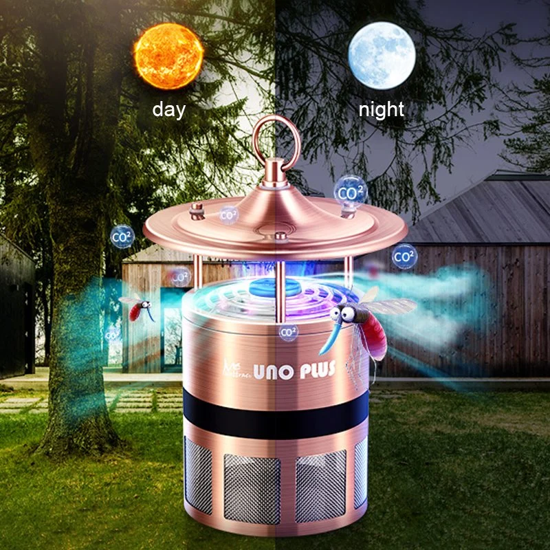 Fly Anti Trap Lamp CO2 LED Lamp Mosquito Fan Light Insect Control