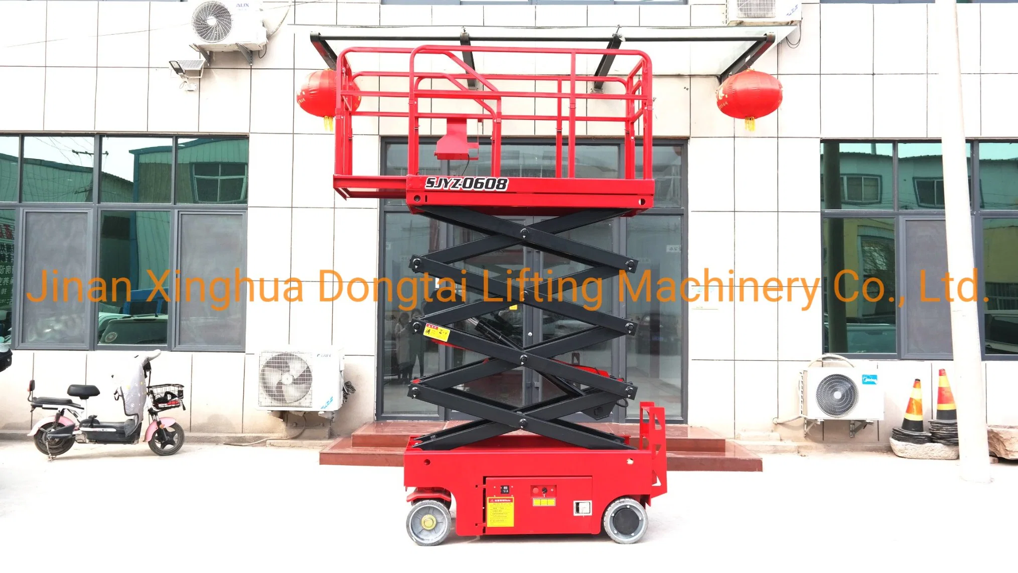 4-8 Meter Automatic Hydraulic Scissor Lifting Platform Elevator for Warehouse