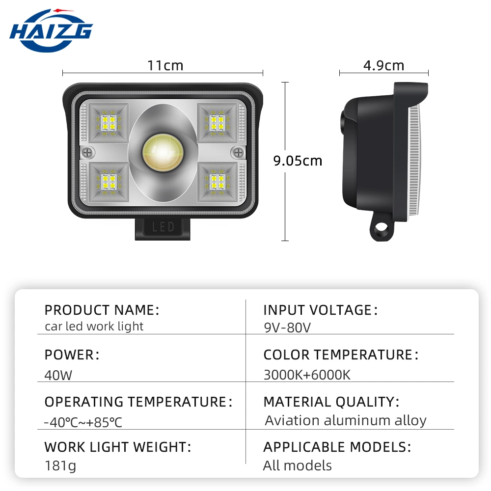 Haizg otro sistema de iluminación automático de luces LED de trabajo 6000K Las luces de coche de alta calidad