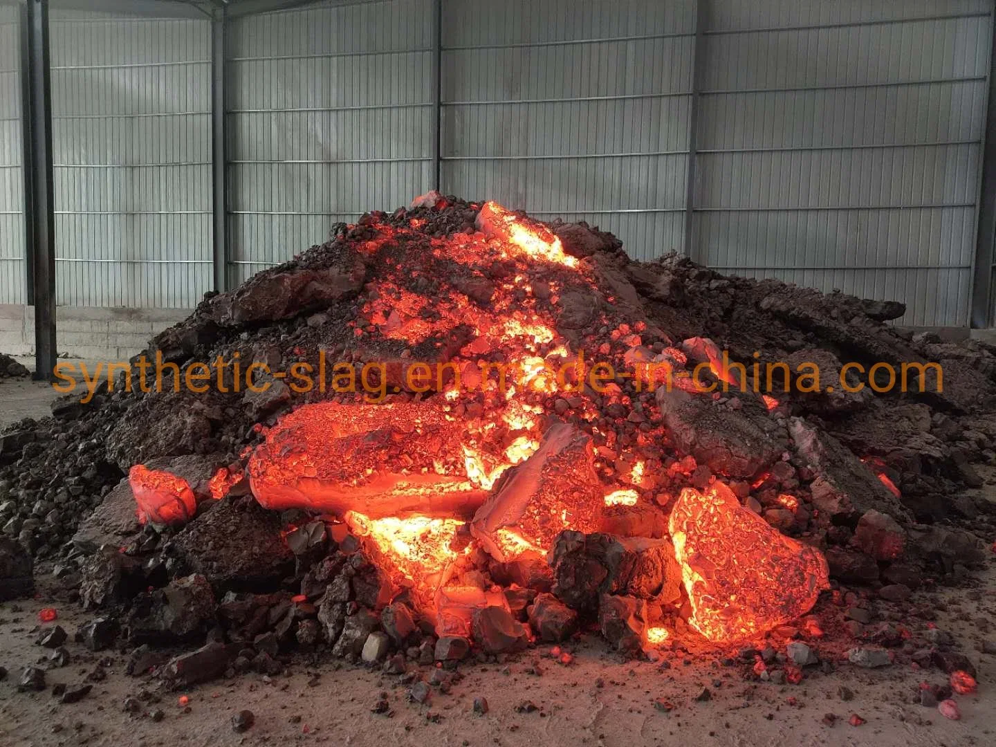 Pre-Melted Metallurgical Calcium-Aluminate Slag Refining Slagfor Refining Steel with Caicium 50%Min